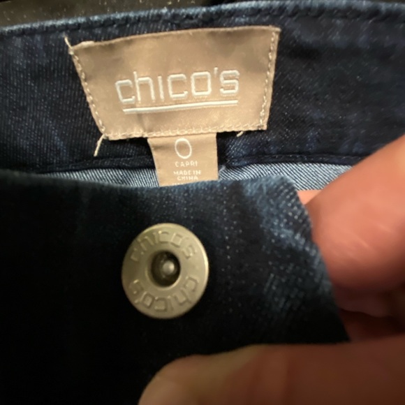 Ladies Chico’s Denim Capri Size 0 - Picture 4 of 6
